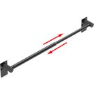 Barra de toalha MIROAMZ ajustável de 36 cm a 64 cm em aço inoxidável 304