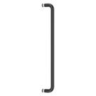 Barra de toalha para porta de chuveiro Ranbo em aço inoxidável 56cm, preto fosco Barra de toalha para porta de chuveiro Ranbo em aço inoxidável 56cm, preto fosco