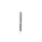 Barra Haste Rosca de 1/4" E Rosca Para Madeira 7,0 X 70 Mm Zincada