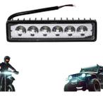 Barra Led Farol Auxiliar 18w Moto Carro Trilha Off Road