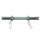 Barra Maciça 30 Cm Com Presilhas Cromada Poli Sports