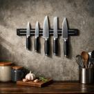 Barra Magnética Facas Suporte Imã Ferramentas Cozinha 33 Cm Barra Magnética Facas Suporte Imã Ferramentas Cozinha 33 Cm