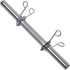 Barra Musculação Profissional 40cm Cromada Maciça