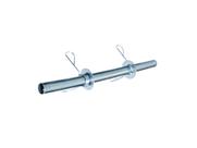 Barra Ôca 1" 40cm Galvanizada com Presilhas