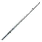 Barra Oca 1,2m Galvanizada Prata c/ Presilhas - JFIT Barra Oca 1,2m Galvanizada Prata c/ Presilhas - JFIT