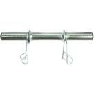 Barra Oca 30 Cm Com Presilhas Cromada Poli Sports