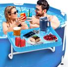 Barra para Piscina Lebenwell para Piscinas Elevadas de Forma Circular, Rectangular y Ovalada, Azul