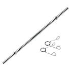 Barra Para Supino Oca Com Presilhas 1,60m Barra Para Supino Oca Com Presilhas 1,60m