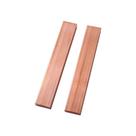 Barra plana de cobre HWYEE C110 99,98% de cobre puro 10x25x152mm 2 unidades