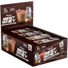 Barra Proteica Best Whey - 12 Barras 49g Leite, Cacau e Avelã - Atlhetica Nutrition
