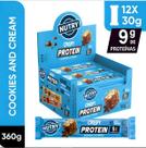 Barra Proteína Crispy Cookies Cream Com 12 unidades 30g Nutry