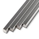 Barra quadrada de aço Rocaris A36 laminada a quente 8 mm x 8 mm x 30 cm 4 unidades