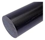 Barra Redonda Polipropileno Preto Ø 80 Mm X 400mm Tarugo Pp