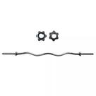 Barra W Musculação Maciça 120cm Cromada com Rosca Consport Barra W Musculação Maciça 120cm Cromada com Rosca Consport