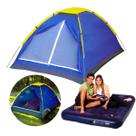 Barraca Camping Mor AntiInseto 3 pessoas Colchão inflável Casal