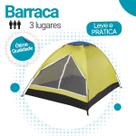 Barraca De Camping 3 Pessoas Impermeável C/ Bolsa