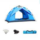 Barraca de Camping Automática de Abertura Rápida à Prova de Vento para 3 a 4 Pessoas