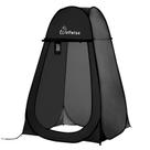 Barraca de chuveiro de privacidade WolfWise Portable Pop Up Camping Black