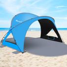 Barraca de praia Gorich 259x170x150cm UPF50+ portátil 4-5 pessoas