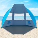 Barraca de praia portátil Gorich 211x120x132cm UPF50+ leve