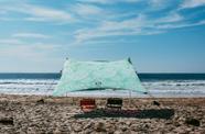 Barraca de praia portátil Neso Grande 270x270 cm UPF 50+ Mint
