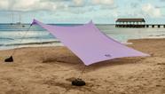 Barraca de praia portátil Neso Grande 270x270cm UPF 50+ Lavanda