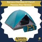 Barraca Iglu 4 Pessoas com Mosquiteira Poliéster Impermeável Piso Polietileno Acampamento Cherokee