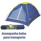 Barraca Iglu Acampamento 4 Pessoas Camping Acampar Pescaria Retiro Tenda Com Bolsa