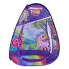 Barraca Iglu Infantil Dobrável Com Sistema Monta Fácil Pop-Up, CKS Toys, Cabana Tenda Com Forro