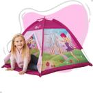 Barraca Infantil Cabaninha Iglu Estampa Fadinha Castelo Rosa