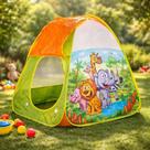 Barraca Infantil Dobrável Brinquedo Cabana Portátil em Poliéster First Bikes
