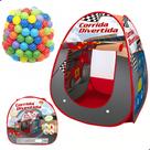 Barraca Infantil Dobrável Corrida Divertida + 50 Bolinhas Coloridas