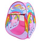 Barraca Infantil Dobravel Toca Tenda Iglu Cabana Unicórnio DM Toys DMT6771