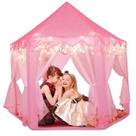 Barraca Infantil Tenda Iluminada Com Luzes Led Castelo Princesas Dobrável