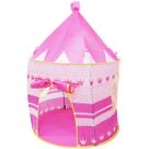Barraca Infantil Toca Dobrável Castelo Menina Cabana Tenda Divertida Rosa Brinqway BW-068RS Barraca Infantil Toca Dobrável Castelo Menina Cabana Tenda Divertida Rosa Brinqway BW-068RS