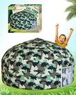 Barraca inflável Skywin para crianças Camo cinza escuro com ventilador