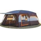 Barraca KTT Extra Grande para 12-14 Pessoas com 2 Quartos, 3 Portas e 3 Janelas