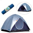 Barraca Luna Grande Para 5 Pessoas Acampamento Camping Fácil de Montar Teto Contra Chuva - MOR