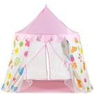 Barraca Menina Rosa Tenda Princesa AntiMosquito Poliéster Premium 130cm Inmetro