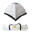 Barraca para camping guepardo atena iglu p/ 3 pessoas - prata