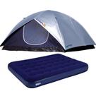 Barraca para Camping Luna 7 Pessoas MOR com Colchão Inflável de Casal KALA