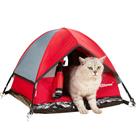 Barraca portátil para gatos vermelhos interna/externa da Cat House GDanes
