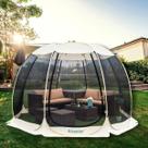 Barraca Screen House para Camping Alvantor Pop Up 12'x12' Bege