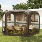 Barraca Tela EAST OAK Pop-Up 3,6 x 3,6 m Marrom
