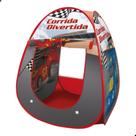 Barraca Toca Infantil Dobrável Corrida Divertida Menino Vermelho