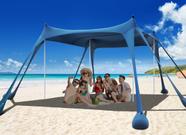 Barracas de Praia Osoeri - Camping Sun Shelter UPF 50+ (10x10 pés) para 8 Pessoas
