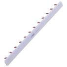 Barramento Bifásico Pente 63A 12 Polos - Force Line