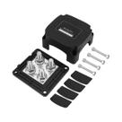 Barramento De Aterramento Positivo Preto E Vermelho 4 X 3/8 M10 Com Tampa Para Aplicações Marítimas, Barramento De Aterramento Positivo Preto E Vermelho 4 X 3/8 M10 Com Tampa Para Aplicações Marítimas,
