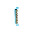 Barramento Neutro 08 Terminais Azul Fixa 89,0mm Steck