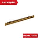 Barramento Neutro Terra 24 Ligações Forceline Barramento Neutro Terra 24 Ligações Forceline